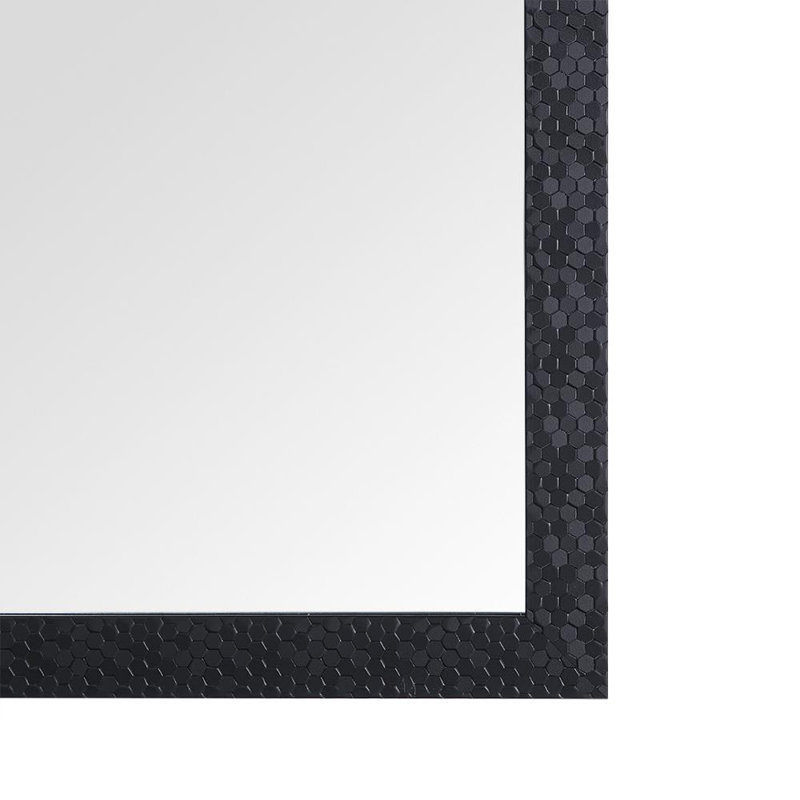 Mercer41 Byromville Mosaic Style Over The Door Mirror Full Length, Door